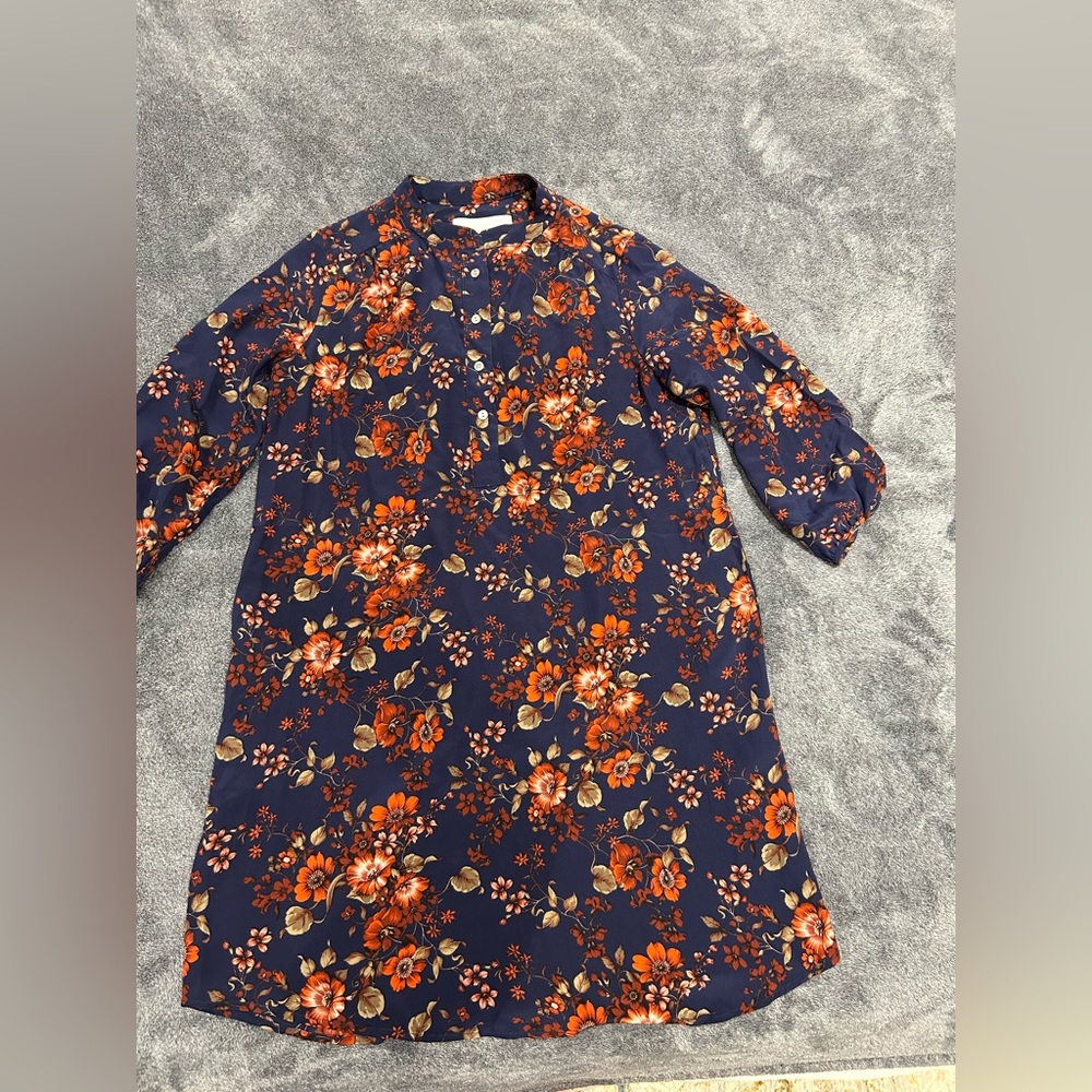 Amour Vert Navy Floral Dress